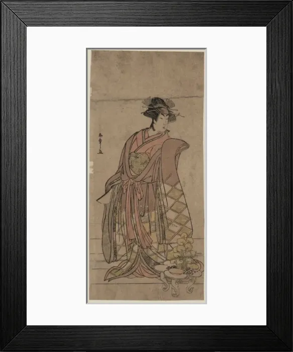 Framed Print : The actor Segawa Kikunojo Framed Print : The actor Segawa Kikunojo