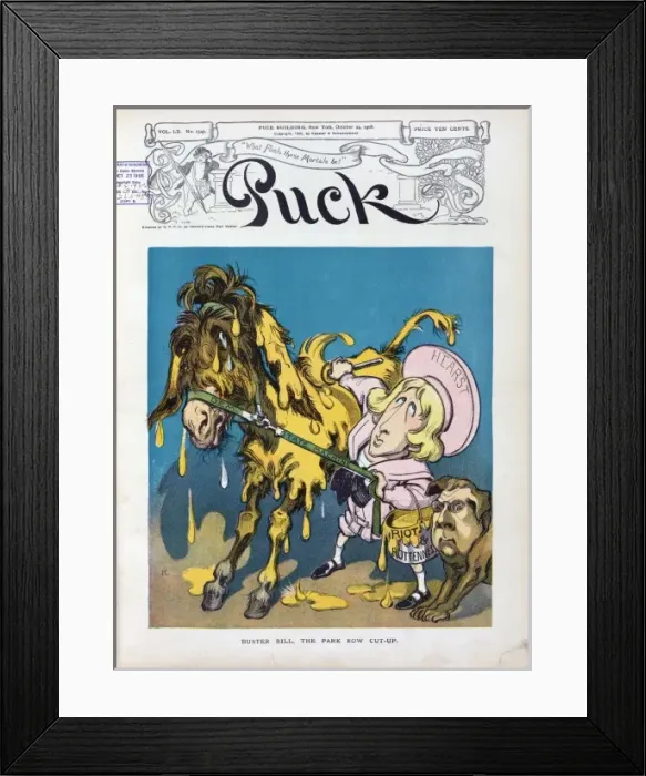 Framed Print : Buster Bill, the Park Row cut-up Framed Print : Buster Bill, the Park Row cut-up
