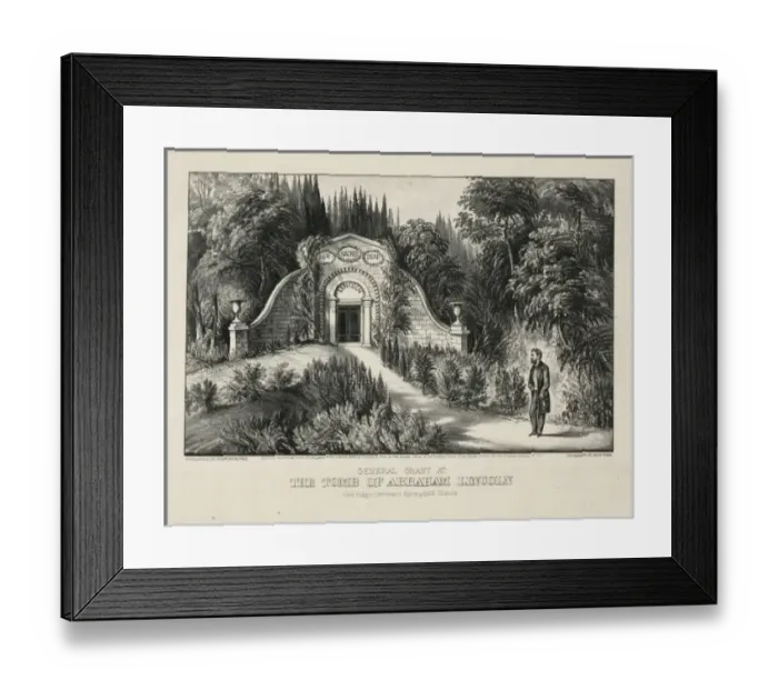 Framed Print : General Grant at the tomb of Abraham Lincoln: Oak Ridge ceme Framed Print : General Grant at the tomb of Abraham Lincoln: Oak Ridge ceme