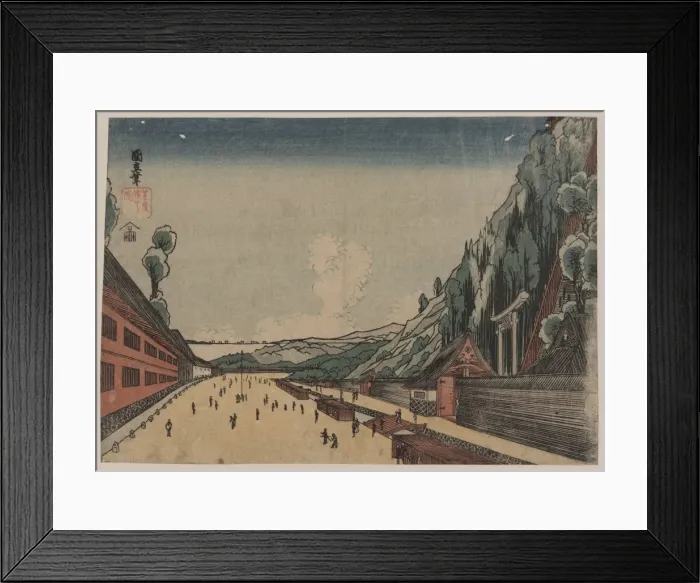 Framed Print : Mount Atago at Shiba Framed Print : Mount Atago at Shiba