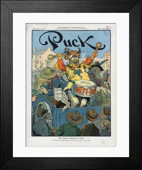 Framed Print : The indian medicine show Framed Print : The indian medicine show