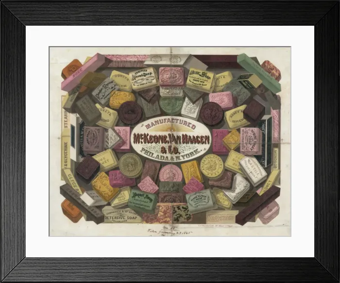 Framed Print : Manufactured by McKeone, Van Haagen & Co. Philada. & N. Yor Framed Print : Manufactured by McKeone, Van Haagen & Co. Philada. & N. Yor
