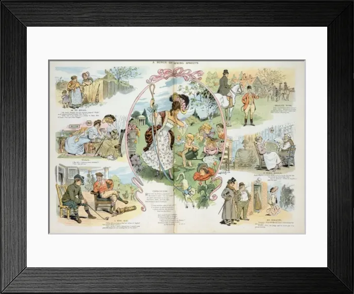 Framed Print : A bunch of spring sprouts Framed Print : A bunch of spring sprouts