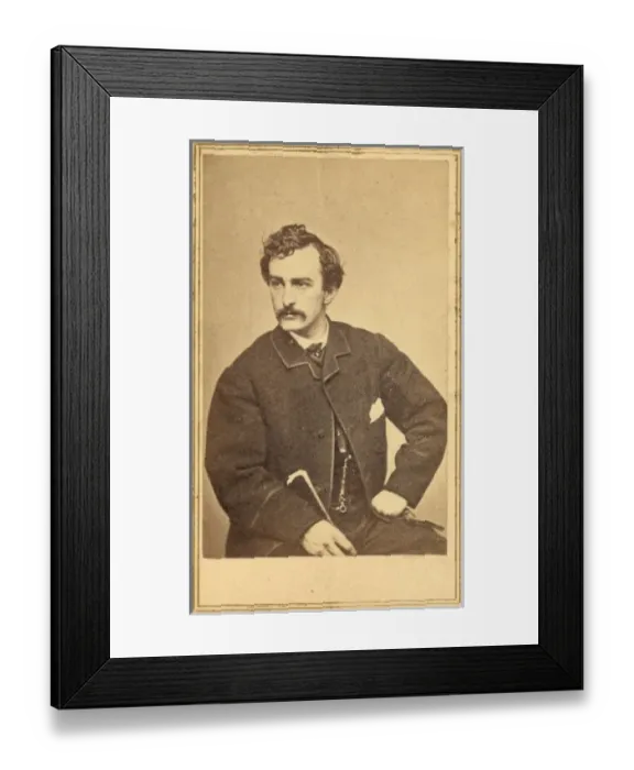 Framed Print : John Wilkes Booth Framed Print : John Wilkes Booth