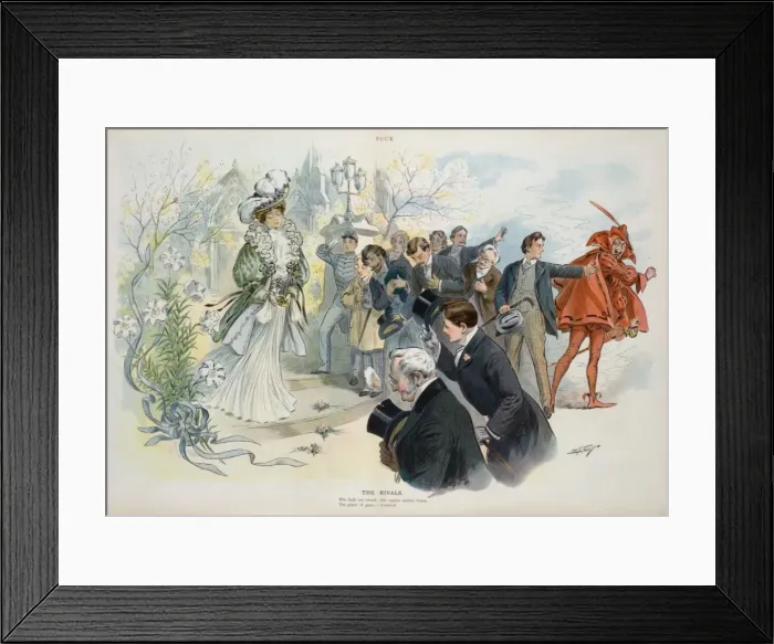 Framed Print : The rivals Framed Print : The rivals