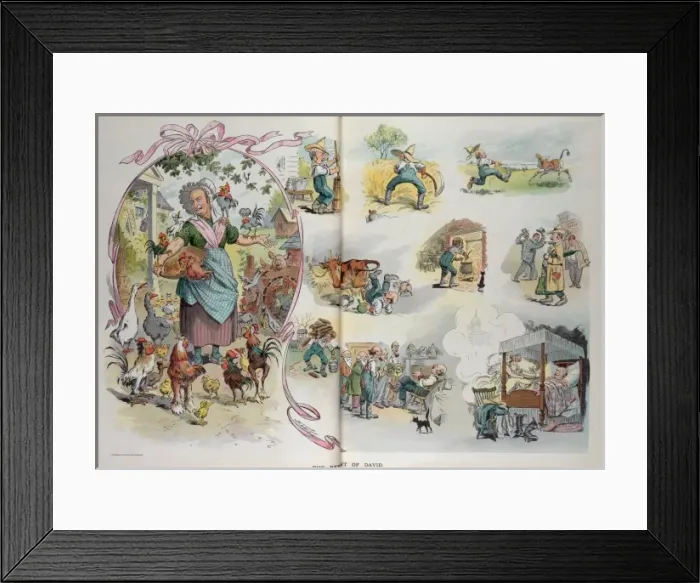 Framed Print : The retirement of David Framed Print : The retirement of David