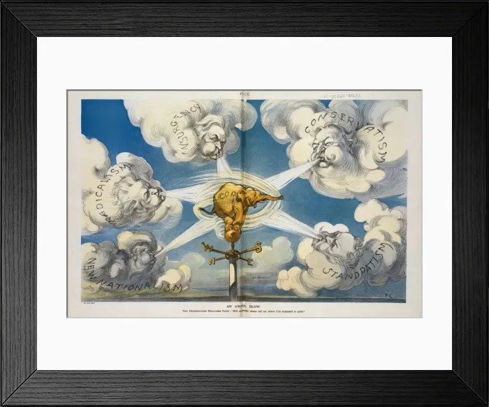 Framed Print : An awful blow Framed Print : An awful blow