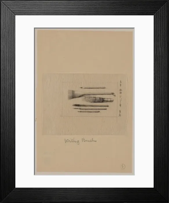 Framed Print : Writing brushes Framed Print : Writing brushes