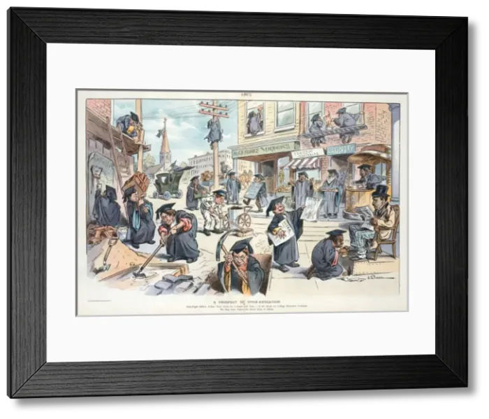 Framed Print : A prospect of over-education Framed Print : A prospect of over-education