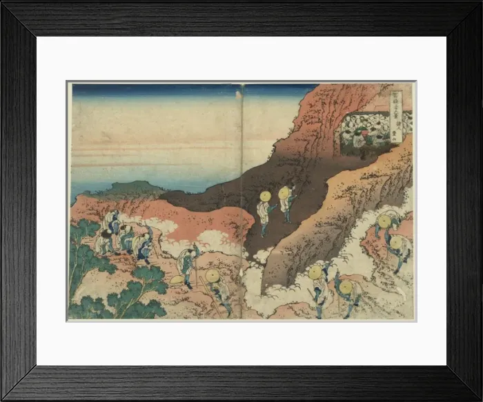 Framed Print : Pilgrims climbing Framed Print : Pilgrims climbing