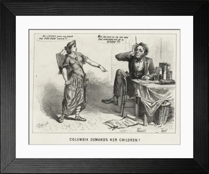 Framed Print : Columbia demands her children Framed Print : Columbia demands her children