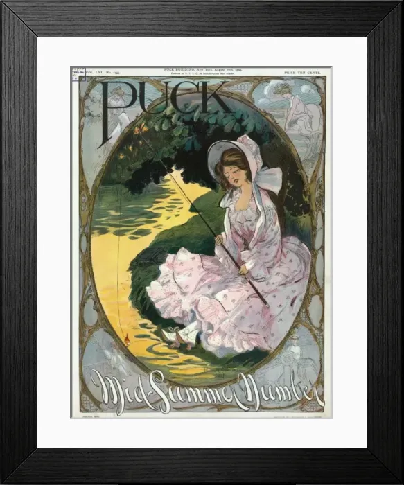 Framed Print : Puck mid-summer number Framed Print : Puck mid-summer number
