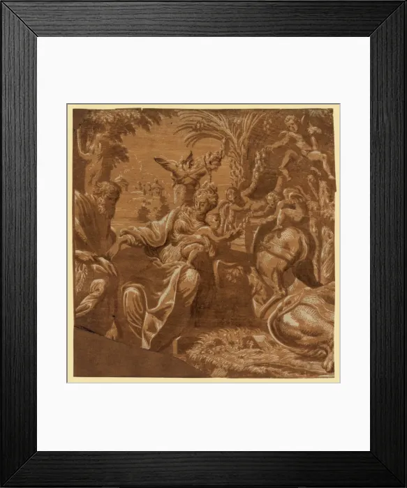 Framed Print : The rest on the flight into Egypt Framed Print : The rest on the flight into Egypt
