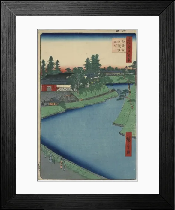 Framed Print : Benkei Moat from Soto-Sakurada to Kojimachi Framed Print : Benkei Moat from Soto-Sakurada to Kojimachi