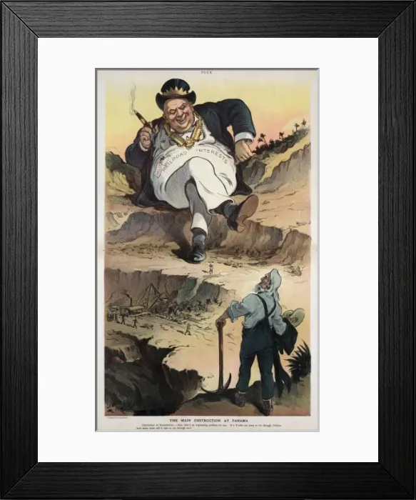 Framed Print : The main obstruction at Panama Framed Print : The main obstruction at Panama