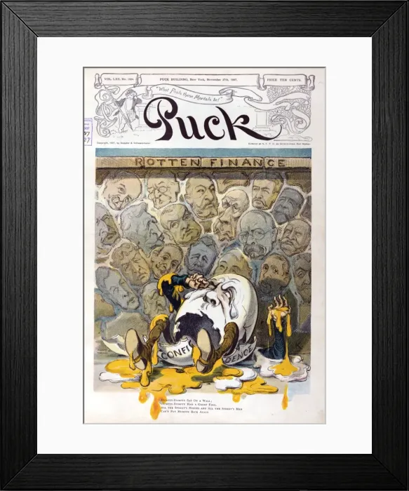 Framed Print : Rotten finance Framed Print : Rotten finance