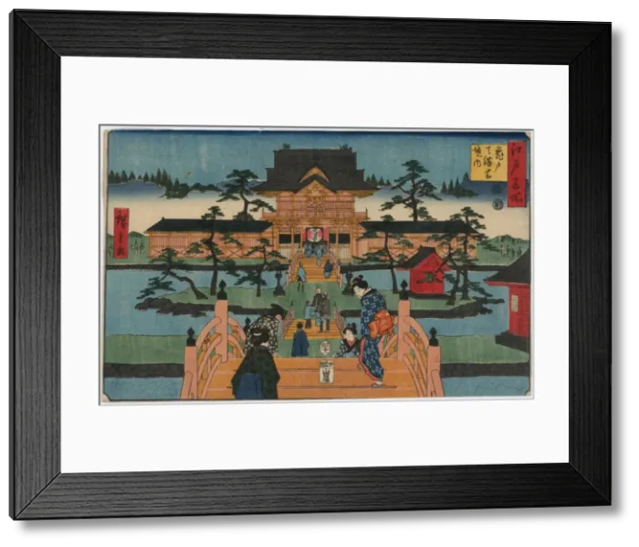Framed Print : Inside Kameido Tenmangu shrine Framed Print : Inside Kameido Tenmangu shrine