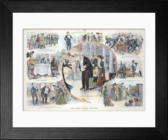 Framed Print : Into society via the Walledoff Framed Print : Into society via the Walledoff