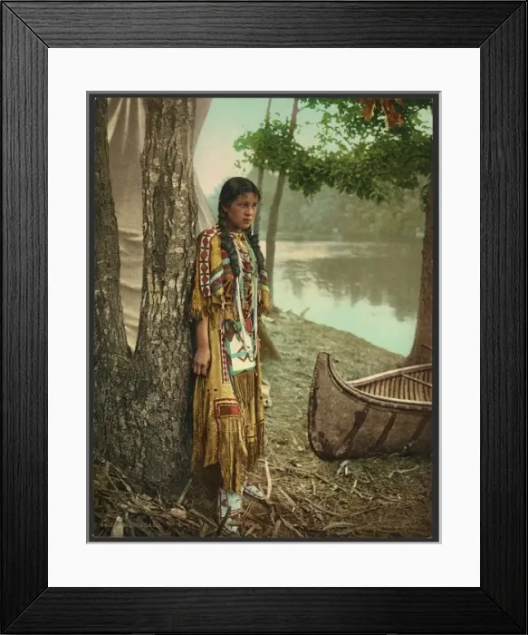 Framed Print : Minnehaha. Date c1904 Framed Print : Minnehaha. Date c1904