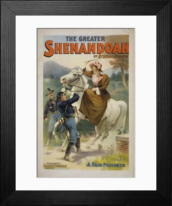 Framed Print : The Greater Shenandoah by Bronson Howard Framed Print : The Greater Shenandoah by Bronson Howard