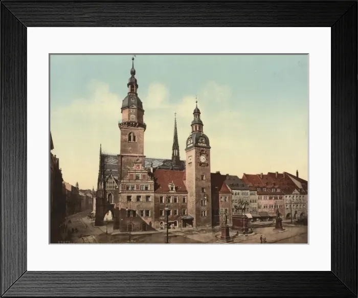 Framed Print : Chemnitz. The three memorials Framed Print : Chemnitz. The three memorials