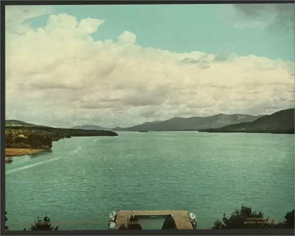 North from Fort William Henry Hotel, Lake George, N. Y