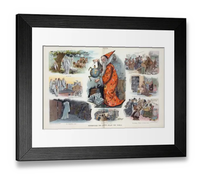 Framed Print : Superstition has always ruled the world Framed Print : Superstition has always ruled the world