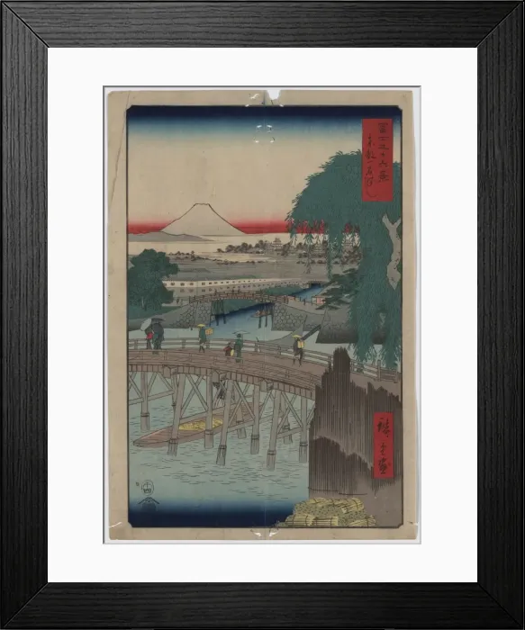 Framed Print : Ikkoku Bridge in the eastern capital Framed Print : Ikkoku Bridge in the eastern capital
