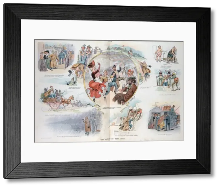 Framed Print : The European rest cure Framed Print : The European rest cure