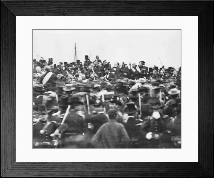 Framed Print : Lincolns Gettysburg Address, Gettysburg Framed Print : Lincolns Gettysburg Address, Gettysburg