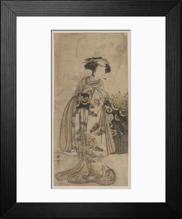 Framed Print : The onnagata Onoe Tamizo Framed Print : The onnagata Onoe Tamizo