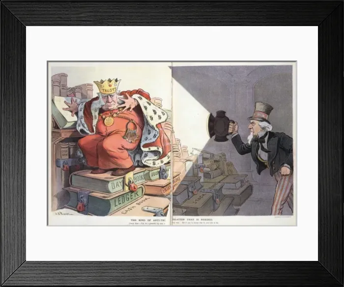 Framed Print : The kind of anti-trust legislation that is needed Framed Print : The kind of anti-trust legislation that is needed