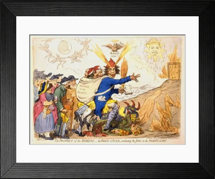 Framed Print : The prophet of the Hebrews, the prince of peace conducting t Framed Print : The prophet of the Hebrews, the prince of peace conducting t