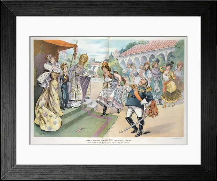 Framed Print : Loves course among the crowned heads Framed Print : Loves course among the crowned heads