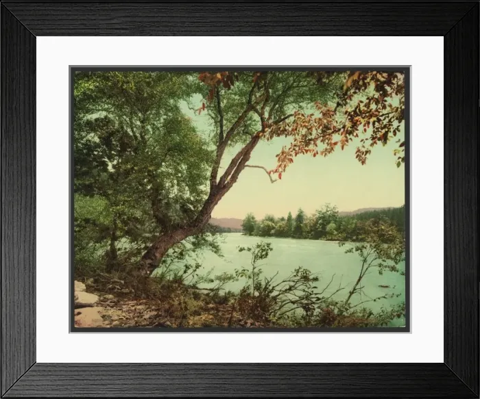 Framed Print : The French Broad at Jacks Run, North Carolina Framed Print : The French Broad at Jacks Run, North Carolina