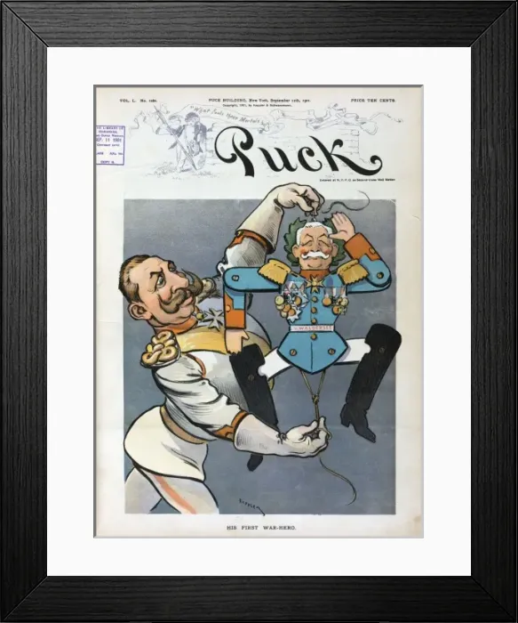 Framed Print : His first war-hero Framed Print : His first war-hero
