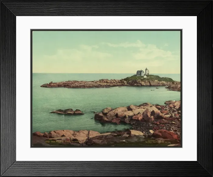 Framed Print : The Nubble, York, Maine Framed Print : The Nubble, York, Maine