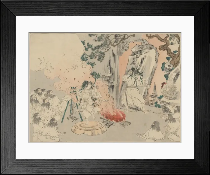 Framed Print : Stone gate to Amaterasus cave Framed Print : Stone gate to Amaterasus cave