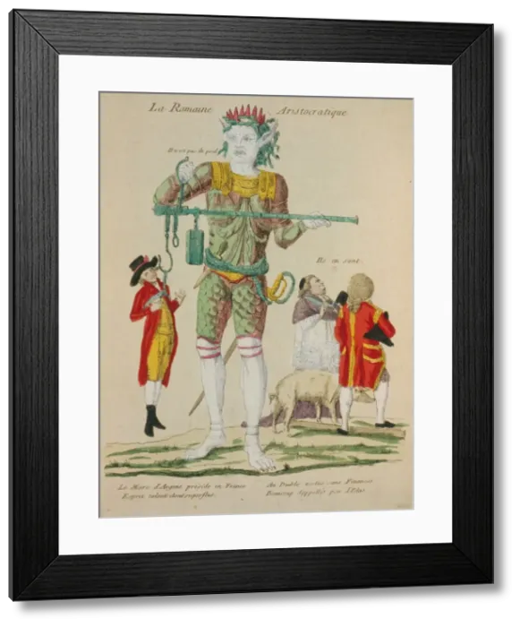Framed Print : La Romaine aristocratique Framed Print : La Romaine aristocratique