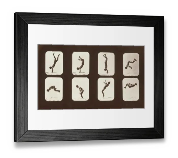 Framed Print : Athletes. Irregular Framed Print : Athletes. Irregular