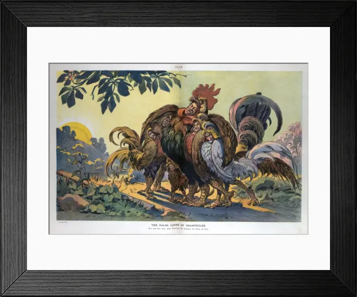 Framed Print : The false loves of chantecler Framed Print : The false loves of chantecler