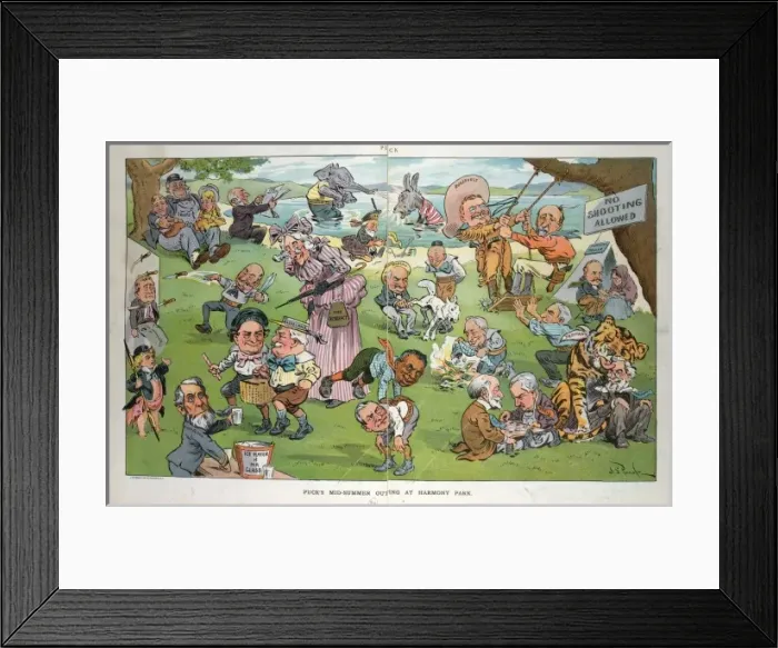 Framed Print : Pucks mid-summer outing at Harmony Park Framed Print : Pucks mid-summer outing at Harmony Park