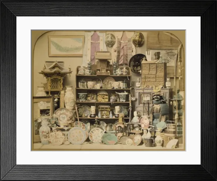 Framed Print : Merchandise display Framed Print : Merchandise display