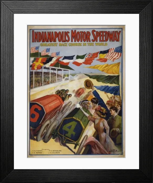Framed Print : Indianapolis Motor Speedway, greatest race course in the wor Framed Print : Indianapolis Motor Speedway, greatest race course in the wor