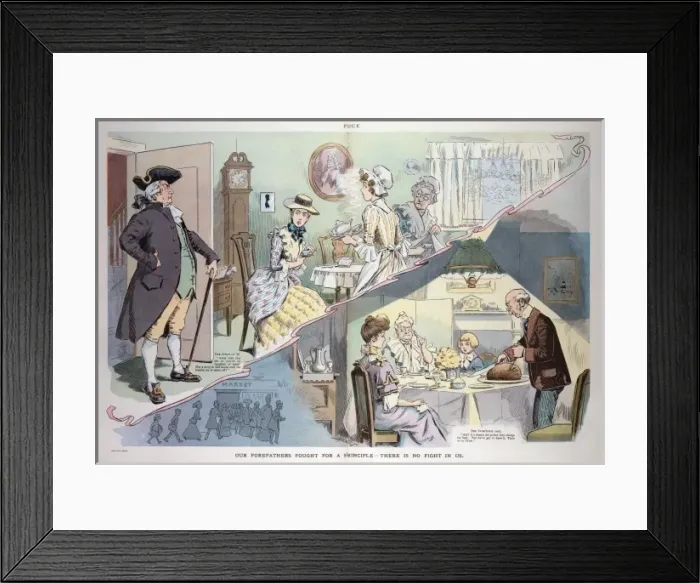 Framed Print : Our forefathers fought for a principle - there is no fight i Framed Print : Our forefathers fought for a principle - there is no fight i