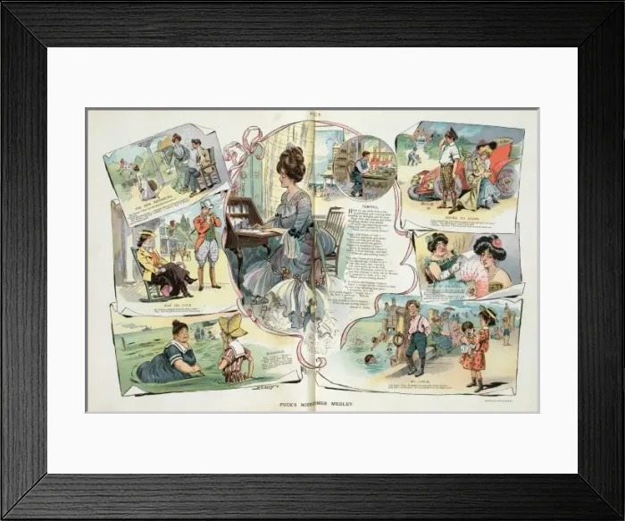 Framed Print : Pucks midsummer medley Framed Print : Pucks midsummer medley