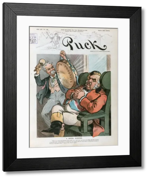 Framed Print : A sound sleeper Framed Print : A sound sleeper