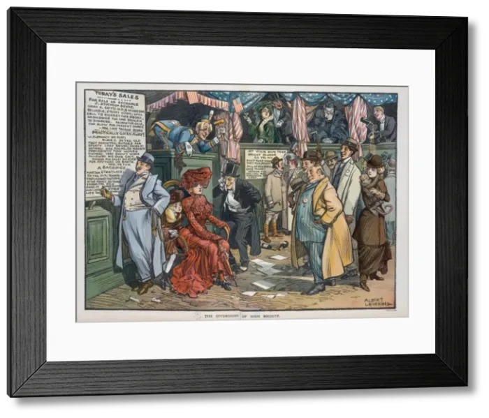 Framed Print : The diversions of high society Framed Print : The diversions of high society