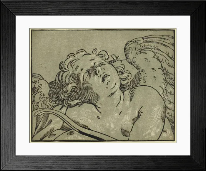 Framed Print : Head of Cupid Framed Print : Head of Cupid