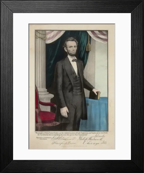 Framed Print : The people of these United States are the rightful masters o Framed Print : The people of these United States are the rightful masters o